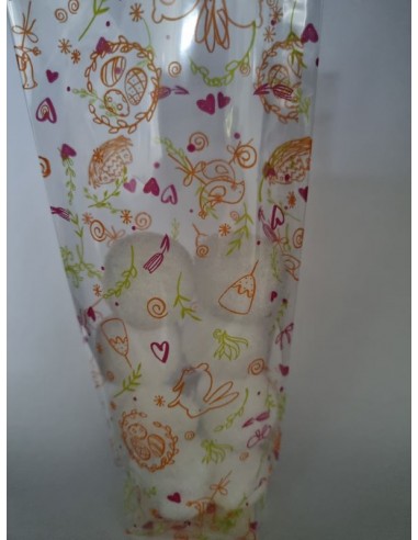 Sachet fond carton motif Pâques SPRINGS - 100 x...