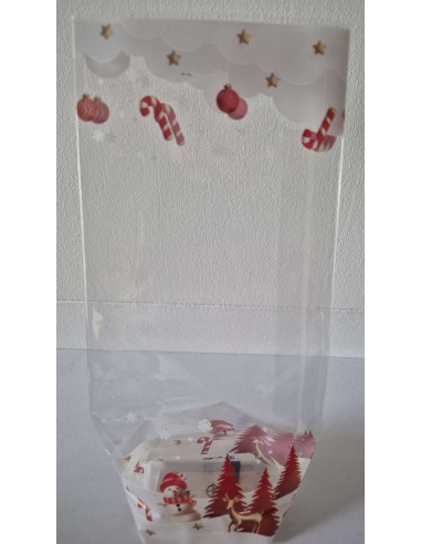 Sachet fond carton motif SUCRE D'ORGE - 120 x...