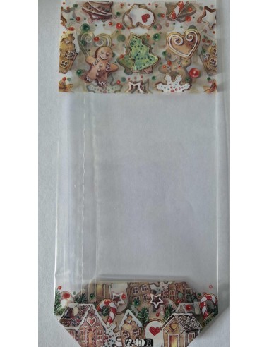 Sachet fond carton motif PETITS BISCUITS - 120...