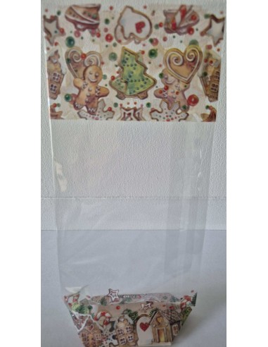 Sachet fond carton motif PETITS BISCUITS - 120...