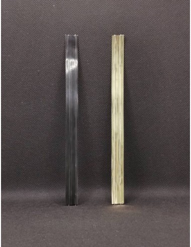 Clip de fermeture Noir/Or - 14 mm x 220 mm -...