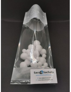 Sachet fond plat motif Noël... 2