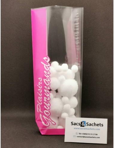 Sachet fond carton "Plaisirs...
