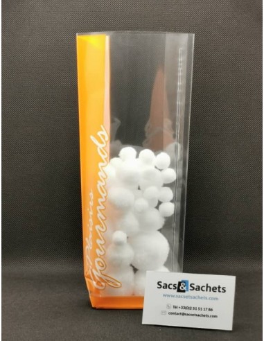 Sachet fond carton "Plaisirs...