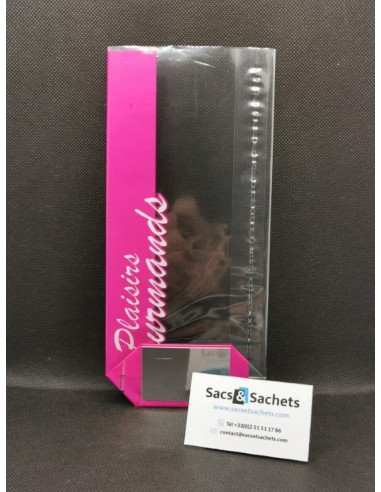 Sachet fond carton "Plaisirs Gourmands"...