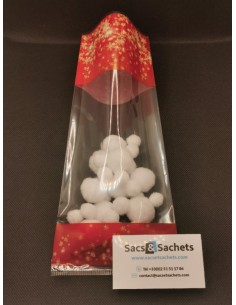 Sachet fond plat motif Noël... 2