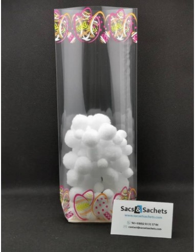 Sachet fond carton motif Pâques Paskha - 120 x...