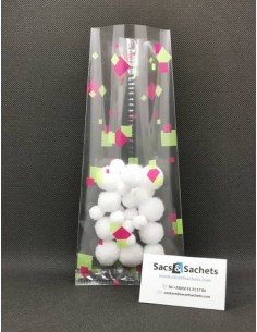 Sachet fond plat motif...