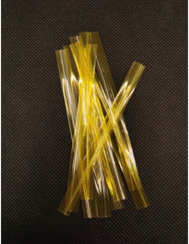 Twist de fermeture Jaune - 7 mm x 90 mm - Boite...