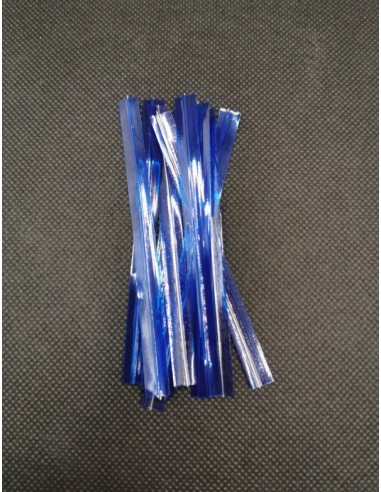 Twist de fermeture Bleu - 7 mm x 90 mm - Boite...