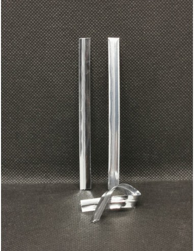 Twist de fermeture Argent - 7 mm x 90 mm -...