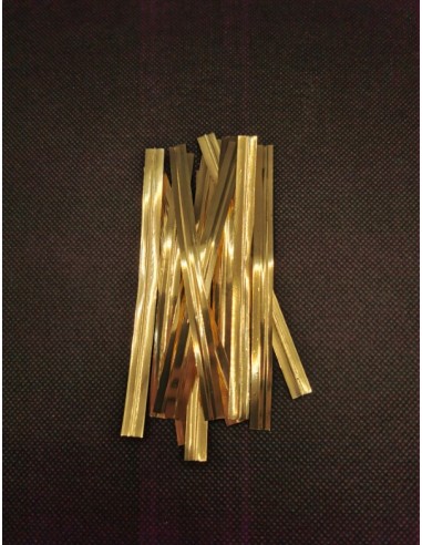 Twist de fermeture Or - 7 mm x 90 mm - Boite de...