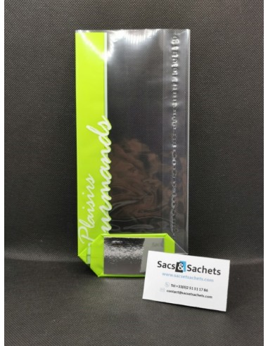 Sachet fond carton "Plaisirs Gourmands"...