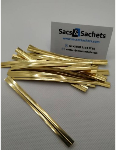 Twist de fermeture Or - 7 mm x 90 mm...