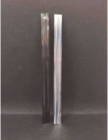 Clip de fermeture Noir/Argent - 14 mm x 180 mm...
