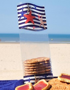 Sachet fond carton motif...